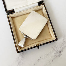 Charger l'image dans la galerie, Antique Victorian Sterling Silver & Gold Aesthetic Locket. Large Book Style Locket With Tintype Photo, British Registry Lozenge Mark, 1881