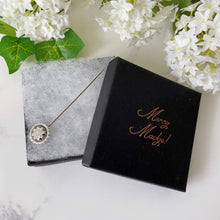 Cargar imagen en el visor de la galería, Victorian Engraved Pansy Stick Pin. Sterling Silver Aesthetic Era Pin Brooch. Antique Silver Lapel/Stock/Cravat/Tie Pin, Victorian Jewelry