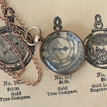 Cargar imagen en el visor de la galería, Victorian 9ct Gold Rock Crystal Locket. Antique Double Sided Photo Locket & Chain. Victorian Rolled Gold Pools Of Light Pendant Necklace