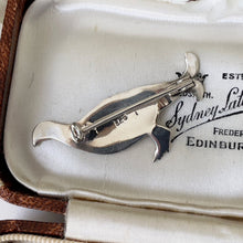 Cargar imagen en el visor de la galería, Vintage Scottish Silver Grouse Brooch. Figural Famous Grouse Game Bird Brooch/Cravat/Lapel Pin. Vintage Silver Jewelry Gifts For Him & Her