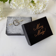 Cargar imagen en el visor de la galería, Antique Edwardian Sweetheart Brooch, Swallow, Ring & Arrow. 1906 Chester Silver Bar Brooch. Romantic Love Token Stock/Tie/Cravat/Lapel Pin