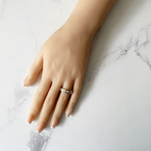 Cargar imagen en el visor de la galería, Vintage 18ct Gold Diamond Band Ring. Princess Cut 10 Diamond Half Hoop Ring, 1.5 CTW. 18K Yellow Gold Eternity/Commitment/Wedding Band