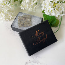 Cargar imagen en el visor de la galería, Antique Art Deco Silver Initial LAB Brooch. 1930s Sterling Silver Marcasite Brooch. Greek Key Silver Monogram Brooch, Personalised