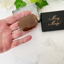 Load image into Gallery viewer, Victorian 9ct Gold & Silver Moss Agate Scottish Brooch. Large Antique Scenic Moss Agate Specimen Brooch. Victorian Scottish Pebble Jewelry