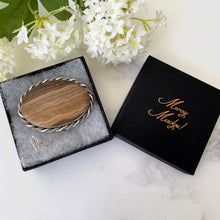 Load image into Gallery viewer, Antique Victorian Massive Scottish Hardstone Agate Sterling Silver Brooch. Sash/Tartan Shoulder Brooch. Antique Scottish Pebble Jewellery