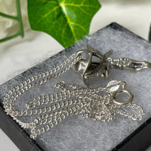 Charger l'image dans la galerie, Vintage Sterling Silver Cherub Pendant On Chain. Cowboy Cupid/Angel Sterling Silver Pendant & Curb Chain. Texas Cowboy, Vintage Jewelry Gift