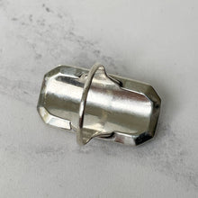 Charger l'image dans la galerie, Antique Georgian Marquise Ring. Purple Amethyst Glass & Pearl Mourning Ring. Forget-Me-Not Ring. Rare Georgian Sentimental Memorial Jewelry