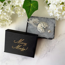 Charger l'image dans la galerie, Edwardian Arts and Crafts Pendant Necklace. Antique Art Nouveau Silver & Pearl Drop Pendant/Brooch. Art Nouveau Water Lily Leaf Pendant