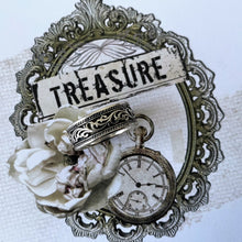 Cargar imagen en el visor de la galería, Vintage Danish Sterling Silver Ring. Silver & Black Viking Wave Ring. Vintage Scandinavian Silver Wide Band Ring Size US 8/UK P.5/EU 57.