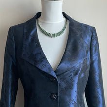 Cargar imagen en el visor de la galería, Vintage Malachite and 980 Silver Fringe Necklace. Cleopatra Articulated Collar Necklace. 1980s Sterling Statement Necklace, South America