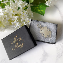 Carica l'immagine nel visualizzatore di Gallery, Antique Edwardian Silver & 9ct Gold Scottish Lion Fob Pendant, Hallmarked 1906. Royal Crest/Coat of Arms Fob, Crown, Garter, Saltire Cross.