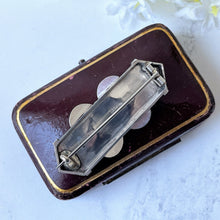 Carica l'immagine nel visualizzatore di Gallery, Antique Victorian Sterling Silver Belt Buckle Brooch In Case. Aesthetic Engraved Love Token Sweetheart Brooch. Victorian Sentimental Jewelry