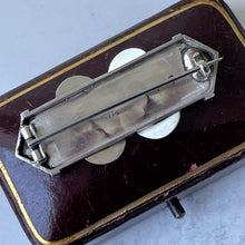 Carica l'immagine nel visualizzatore di Gallery, Antique Victorian Sterling Silver Belt Buckle Brooch In Case. Aesthetic Engraved Love Token Sweetheart Brooch. Victorian Sentimental Jewelry