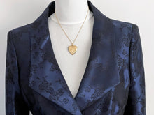 Cargar imagen en el visor de la galería, Vintage Solid 14ct Gold Love Heart Locket. Mother & Child 2-Photo Keepsake Locket. Yellow Gold Necklace For Mother. Vintage Jewelry Gift