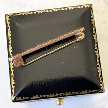 Cargar imagen en el visor de la galería, Antique Victorian 9ct Gold Baby Brooch. Antique Engraved Daisy Bib Pin. Antique Jewelry Gift, Baptismal, Birth, Christening, Baby Shower