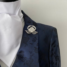 Cargar imagen en el visor de la galería, Vintage 1940s Sterling Silver King Crab Brooch. Rare Walter Lampl Jewelry Figural Lapel Pin. Cancer Horoscope Brooch, Unique Jewellery Gift