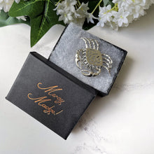 Cargar imagen en el visor de la galería, Vintage 1940s Sterling Silver King Crab Brooch. Rare Walter Lampl Jewelry Figural Lapel Pin. Cancer Horoscope Brooch, Unique Jewellery Gift