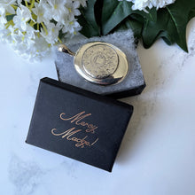 Charger l'image dans la galerie, Antique Victorian Silver Baroque Locket. Huge Sterling Silver 2-Photo Locket. Large Oval Bright Polished Antique Locket. Puffy Silver Locket