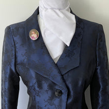 Load image into Gallery viewer, Antique Victorian Hand Painted Miniature Portrait Rolled Gold Brooch. Painted Porcelain Plaque Of A Gypsy Lady. Rolled Gold Portrait Brooch