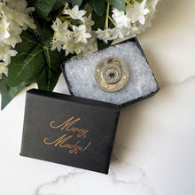 Charger l'image dans la galerie, Antique Victorian Silver Celestial Brooch. Engraved Moon & Star Round Disc Brooch. Antique Sterling Silver Lapel/Collar/Cravat/Stock Pin