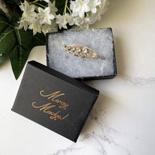 Charger l'image dans la galerie, Antique Edwardian Silver & Paste Diamond Brooch. Sterling Silver Calla Lily Brooch, Hallmarked 1901. Victorian Boutonniere/Cravat/Stock Pin