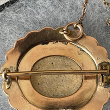 Cargar imagen en el visor de la galería, Antique Victorian Art Nouveau Cameo Brooch. 9ct Gold Carved Coral & Pearl Brooch. Oval Engraved Gold Lapel Pin, Alternative Sock/Cravat Pin