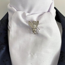 Cargar imagen en el visor de la galería, Antique Victorian Sterling Silver Bumble Bee Brooch. Victorian Insect Animal Bug Jewellery. Antique Silver Lapel/Stock/Cravat Pin