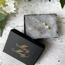 Charger l'image dans la galerie, Antique Edwardian Sterling Silver Kewpie Pendant Necklace. Art Deco Baby Cupid Charm, Dog Clip & Chain. Love Token Sweetheart Necklace