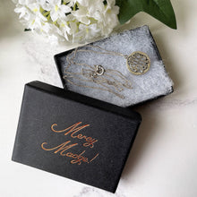 Cargar imagen en el visor de la galería, Antique Victorian Silver AEI Pendant Necklace. Aesthetic Engraved Eternal Love Pendant. Sterling Silver Minimalist Infinity Pendant & Chain