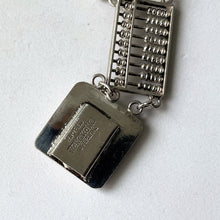 Lade das Bild in den Galerie-Viewer, Vintage Sterling Silver & Pearl Good Fortune Bracelet. Chinese Export Silver Abacus Money Bracelet. Oriental Good Luck Bracelet, Hong Kong