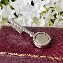 Charger l'image dans la galerie, Vintage English Sterling Silver Napkin Holder. Mens Shirt/Tie Clip Hook For Napkin. Silver Formal Suit Accessory, Wedding Groom Gift For Him