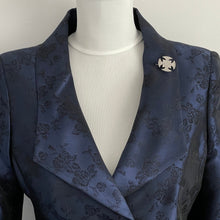 Lade das Bild in den Galerie-Viewer, Victorian Aesthetic Engraved Silver Canterbury Cross Brooch. Antique Medieval Cross Stock/Lapel/Cravat Pin. Devotional Victorian Jewellery