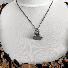 Cargar imagen en el visor de la galería, Georgian Steel Seal Fob With Monogram Intaglio. Antique Carved English Seal Fob Pendant. Georgian Regency Script Wax Seal "BJ" c1790