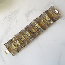Carica l'immagine nel visualizzatore di Gallery, Antique 15ct Gold Precious Red Coral Bracelet. Victorian/Edwardian Filigree Cuff Bracelet. Etruscan Revival Natural Coral Wide Bracelet.