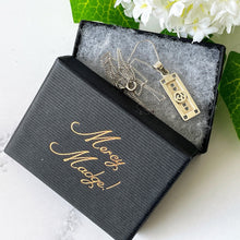 Charger l'image dans la galerie, Vintage Sterling Silver Glasgow Rose Pendant Necklace. Art Nouveau, Rennie Mackintosh Scotland Pendant & Chain. Minimalist Silver Necklace.