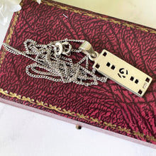 Charger l'image dans la galerie, Vintage Sterling Silver Glasgow Rose Pendant Necklace. Art Nouveau, Rennie Mackintosh Scotland Pendant & Chain. Minimalist Silver Necklace.