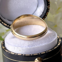 Carica l'immagine nel visualizzatore di Gallery, Georgian Regency Antique 18ct Gold, Black Enamel & Pearl Ring. Early Victorian Mourning Ring Circa 1830. Antique Dome Band Ring Size Q/7