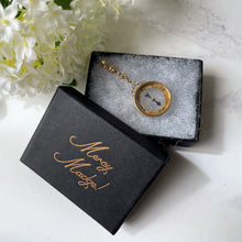 Carica l'immagine nel visualizzatore di Gallery, Antique 9ct Gold Compass & Dog-Clip Pendant Fob. Lady's Edwardian Gold Fob Charm, Hallmarked 1909. Antique 9ct Yellow Gold Necklace Pendant.