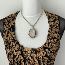 Cargar imagen en el visor de la galería, Antique Victorian Sterling Silver Necklace Chain. 45cm/17.5 Double Linked Belcher/Rolo Necklace Chain. Chunky Victorian Cable Chain Necklace