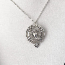 Carica l'immagine nel visualizzatore di Gallery, Vintage Scottish Silver Bonnet Badge Pendant. 1930s Medlock & Craik Inverness Provincial Silver Douglas Clan Bonnet Badge/Kilt/Lapel Pin