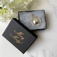 Carica l'immagine nel visualizzatore di Gallery, Antique Sterling Silver Canterbury Cross Pendant, Optional Chain. Edwardian Floral Engraved Celtic Cross Lady’s Fob, 1911 Hallmark