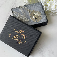 Carica l'immagine nel visualizzatore di Gallery, Antique Sterling Silver Canterbury Cross Pendant, Optional Chain. Edwardian Floral Engraved Celtic Cross Lady’s Fob, 1911 Hallmark