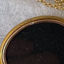 Carica l'immagine nel visualizzatore di Gallery, Antique Victorian 18ct Gold On Silver Book Chain Locket. 2-Sided Flower & Monogram Engraved Wedding Locket. English Hallmarked 1878 Locket