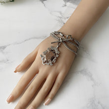 Carica l'immagine nel visualizzatore di Gallery, Superb Edwardian Silver & Gold Fancy Watch Chain and Fob, William H. Hassler 1918. Antique Double Albertina Chain Pendant Necklace/Bracelet