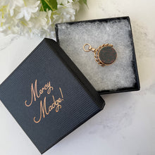 Carica l'immagine nel visualizzatore di Gallery, Antique 9ct Gold Spinner Fob Pendant. Victorian Scottish Agates Fob. Carnelian & Bloodstone Necklace Pendant Charm, Hallmarked 1887