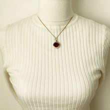Carica l'immagine nel visualizzatore di Gallery, Antique 9ct Gold Spinner Fob Pendant. Victorian Scottish Agates Fob. Carnelian & Bloodstone Necklace Pendant Charm, Hallmarked 1887