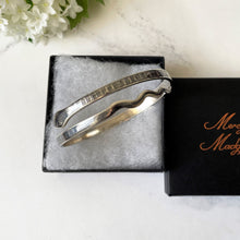 Carica l'immagine nel visualizzatore di Gallery, Art Deco Egyptian Revival Niello Silver Serpent Bracelet. Large 1930s Coiled Snake Sterling Silver Enamel Bangle. Antique Love Token Jewelry