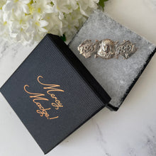 Carica l'immagine nel visualizzatore di Gallery, Antique Queen Victoria Sterling Silver Bar Brooch, Hallmarked 1896. Victorian English Silver Lapel Pin. Alternative Stock, Cravat, Tie Pin