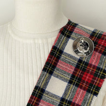 Carica l'immagine nel visualizzatore di Gallery, Victorian Scottish Silver Banded Agate Cross & Anchor Brooch. Antique Faith and Hope Plaid/Tartan Brooch. Victorian Scottish Pebble Jewelry