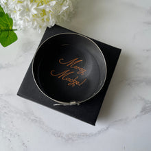 Cargar imagen en el visor de la galería, Art Deco Guilloche Engraved Belt Bangle. Sterling Silver Adjustable Wide Bracelet Cuff. Vintage 1930s English Silver Statement Bangle